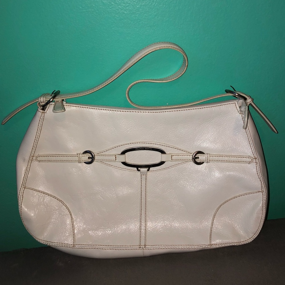 Franco Sarto leather white purse!